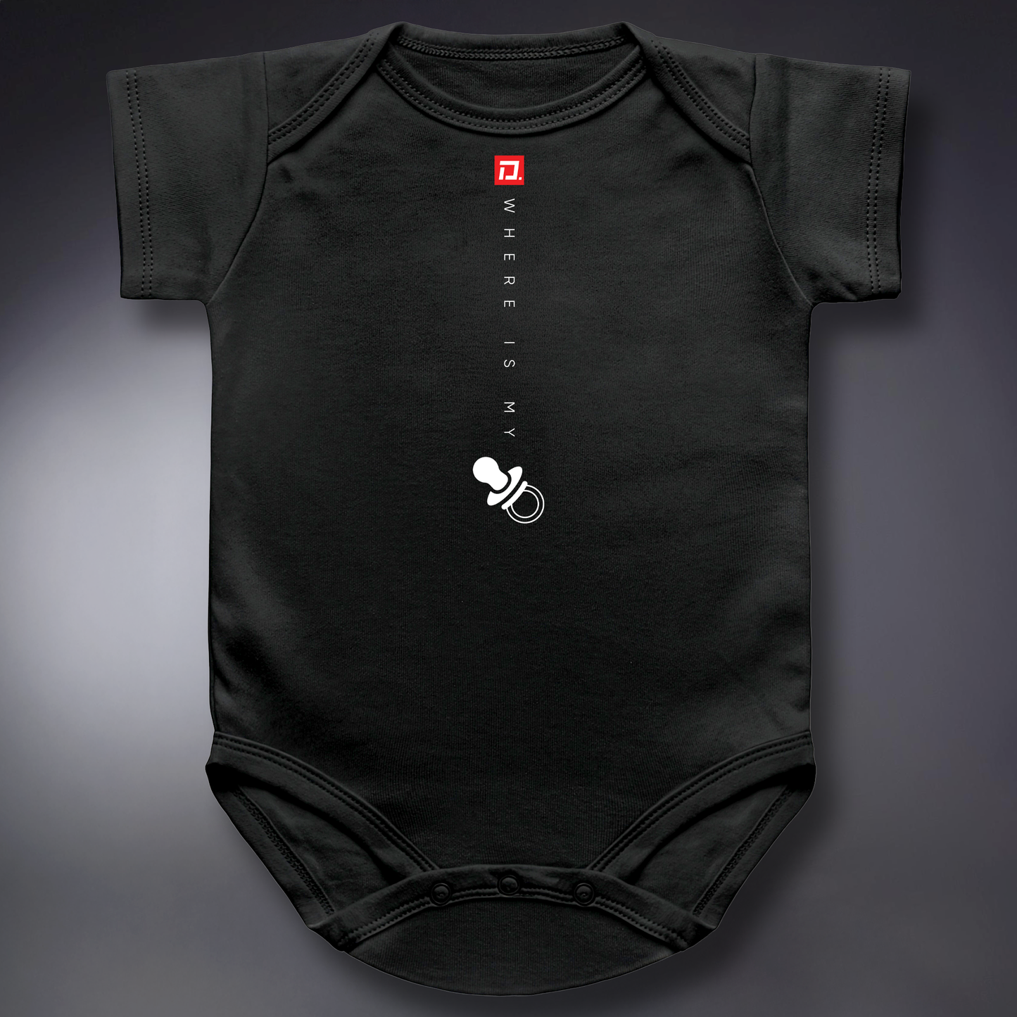 B1. Pacifier- Baby Snapsuit