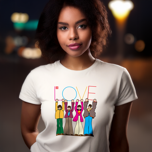 G12. Beatles Love -Woman's T-shirt
