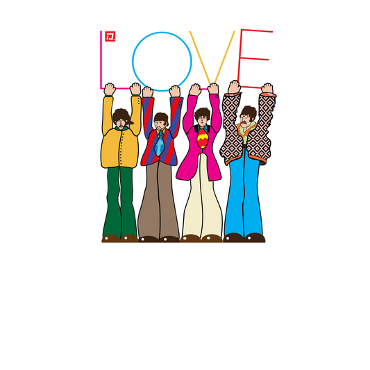 G12. Beatles Love -Woman's T-shirt