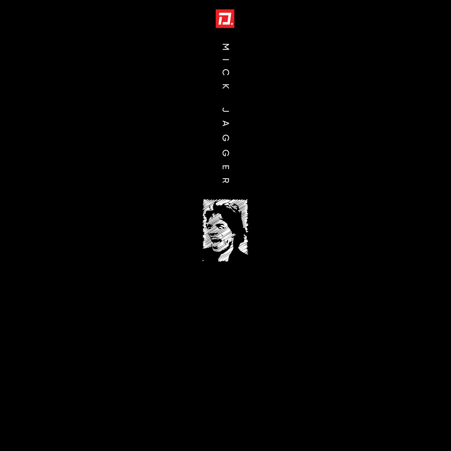 466. Mick jagger -Women's Fitted T-shirt