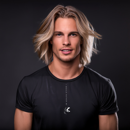 8. Rather Surf - Men's T-Shirt