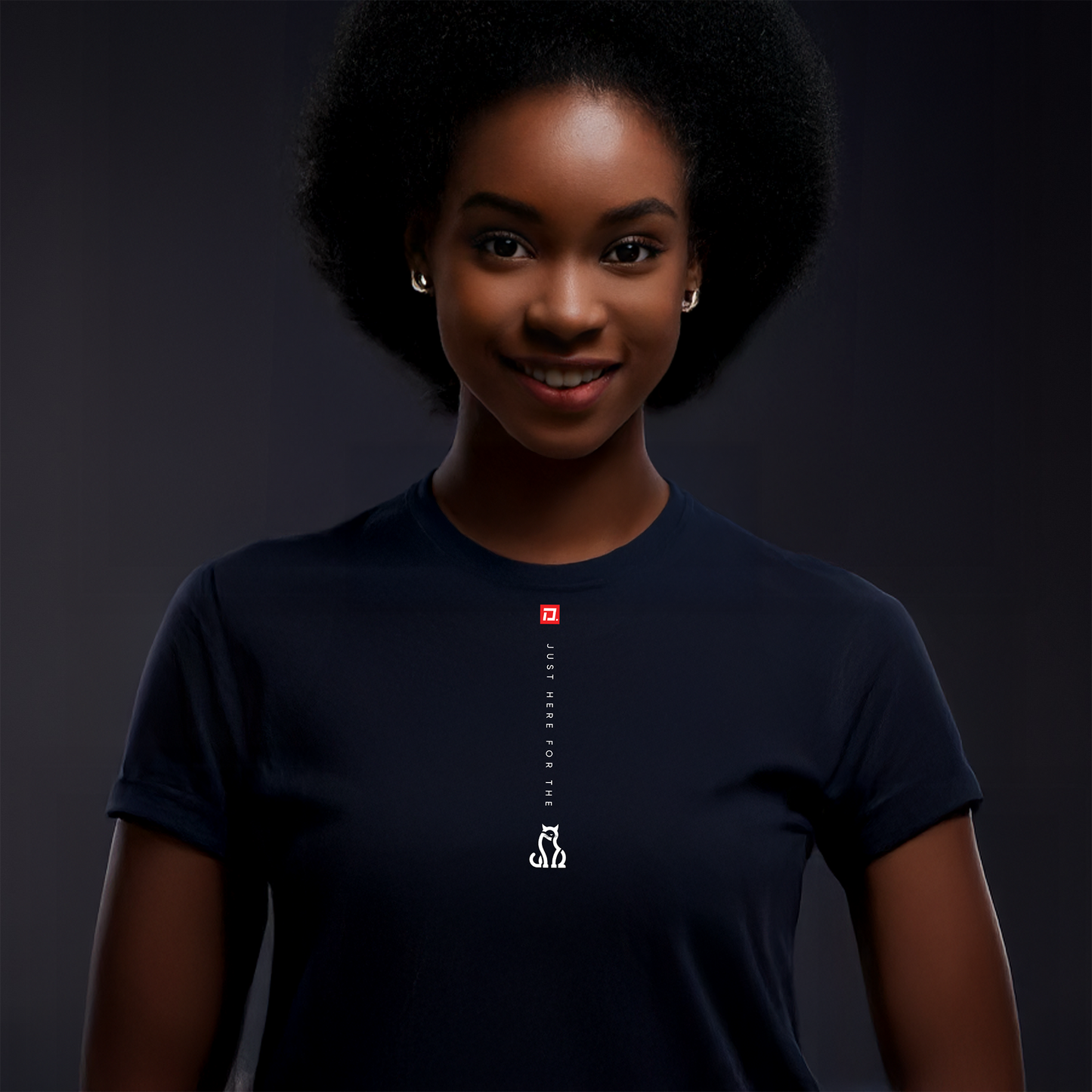 894. For The Cat - Women's Fitted T-shirt