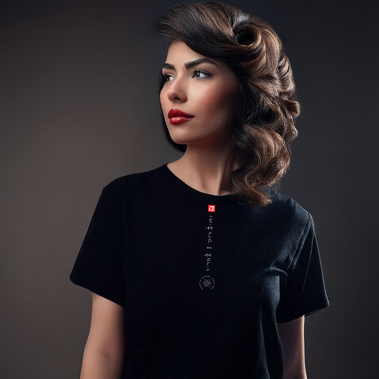 53. Quantum Channel Map -Women's T-shirt
